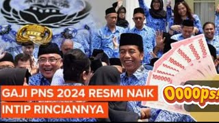 Horeeee  Kenaikan Gaji PNS Tahun 2024 [upl. by Keelia]