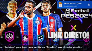 eFootball PES 2024 PPSSPP Android Update Transfers e Kits 2324 New Faces Câmera Ps5 Graphics Hd [upl. by Lorrimor257]