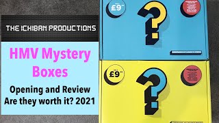 Are they worth it Opening and review of two random HMV Mystery Boxes Would I recommend them UK [upl. by Rodavlas]