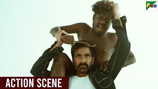 Krack Movie Beach Fight Scene  Ravi Teja की धमाकेदार Action Scene  New Hindi Dubbed South Movie [upl. by Maghutte]