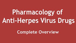 Pharmacology of AntiHerpes Virus Drugs Complete Overview ENGLISH  Dr Shikha Parmar [upl. by Matheny]