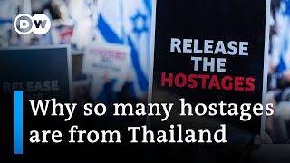 54 Thai nationals being held hostage by Hamas  DW News [upl. by Vas373]