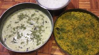 Gujarati Kadhi Bhat Aur Moong Dal  Sothen Gujarat Recipe  Kathiyawadi Recipe  Best Meal Recipe [upl. by Paton]