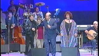 Nino DAngelo con Lucio Dalla e Brunella Selo in Senza giacca e cravatta Live con orchestra [upl. by Jacquet]