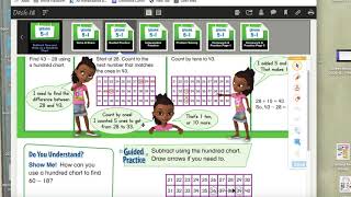 5 1 Subtracting Tens amp Ones on a Hundred Chart [upl. by Nima206]