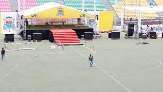 Ordination du nouvel archevêque de Pointe Noire Les Préparatifs au stade municipal [upl. by Ettenal]