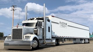 American Truck Simulator 2023 147 Highgway killer w900 By Jon Ruda Reefer By Jon Ruda 1440p [upl. by Docia]