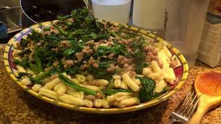 How To Make Broccoli Rabe Sausage and Cavatelli [upl. by Supat]