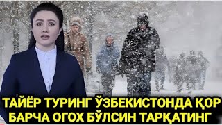 ШОШИЛИНЧ ТАЙЁР ТУРИНГ 2830НОЯБРДАН ЎЗБЕКИСТОНДА ҚОР БАРЧА ОГОХ БЎЛСИН ТАРҚАТИНГ [upl. by Tess]