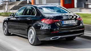 NEW Mercedes CClass 2022 HYBRID  driving amp sound [upl. by Eciram]