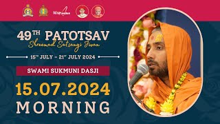 Willesden Temple  49th Patotsav  Day 1  Morning Katha [upl. by Selohcin]