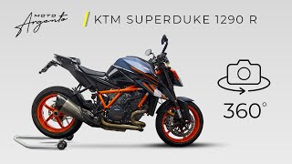 Ktm Superduke 1290 R  Vista a 360 gradi  Moto Argento [upl. by Catt]