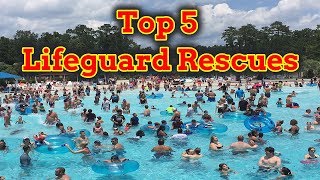 Top 5 Lifeguard Rescues [upl. by Anelle]