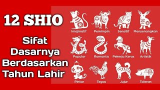 Ini Dia  Sifat amp Karakter Dari 12 Shio Dalam Astrologi Chinese Zodiac Berdasarkan Tahun Kelahiran [upl. by Nyltiak]