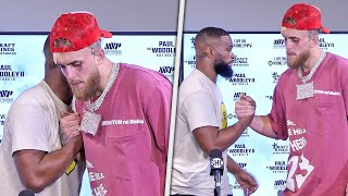 Jake Paul amp Tyron Woodley SQUASH BEEF after Rematch Fight [upl. by Eniretak]