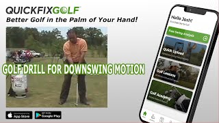 Golf Drill For Downswing Motion [upl. by Clio]