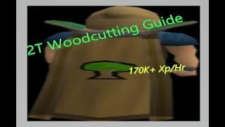 OSRS In Depth 2 Tick Woodcutting Guide 170k exphour [upl. by Keryt367]