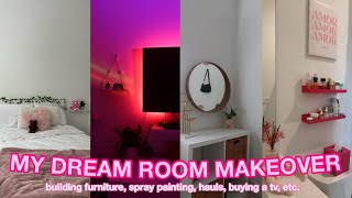 my 2024 aesthetic room TRANSFORMATION  creating my DREAM ROOM [upl. by Nolaf]