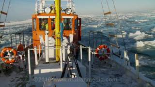 Pilot boat in the Ice at Hvasser Norway [upl. by Turtle]