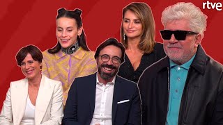 Entrevista a Pedro Almodóvar y el elenco de Madres paralelas [upl. by Lankton965]