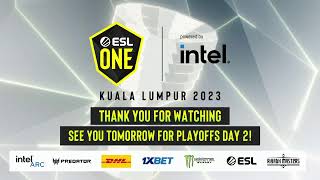 ESL One Kuala Lumpur 2023  A Stream Day 4 [upl. by Lihka]