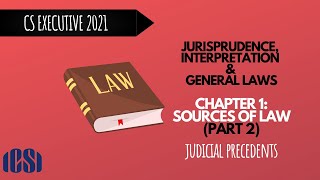 Judicial Precedents Sources of Law PART 2JIGL [upl. by Aika]