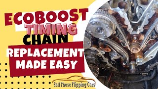 35l ECOBOOST Timing Chain Replacement MADE EASY [upl. by Yerdna]