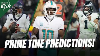 Prime time matchup predictions ahead of the NFL schedule release [upl. by Attesor]