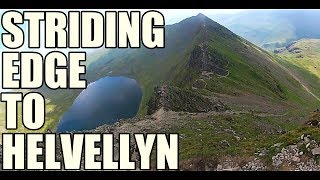 STRIDING EDGE TO HELVELLYN  Step by step [upl. by Dnumde653]