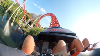 Riding MAVERICK Roller Coaster at Cedar Point POV [upl. by Nosiddam186]