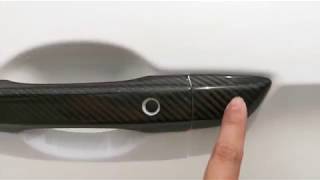 10th Gen Civic Coupe Carbon Fiber Door Handle Covers [upl. by Oak156]