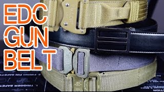 EDC Gun Belt  Belt options for concealed carry [upl. by Hultgren]