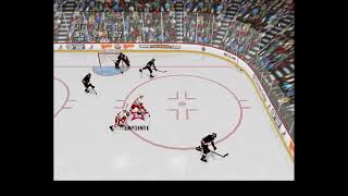 NHL 99 N64 RetroArch OTTOWA vs DETROIT simulation [upl. by Ioves]