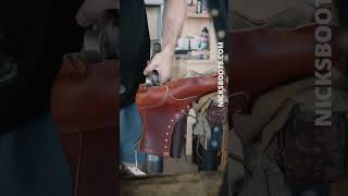 Ever wonder how leather becomes a pair of boots bootmaker [upl. by Chrysler]