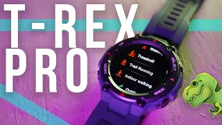 Amazfit TRex Pro Rugged GPS Watch InDepth Review  180 Garmin Fenix Alternative [upl. by Adnilak95]