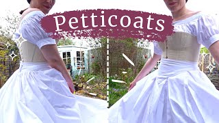 2 Petticoats in 3 days Quick and Easy Victorian Petticoats [upl. by Tammie]