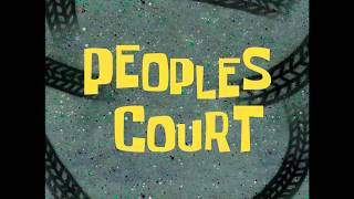 SpongeBob Music Peoples Court [upl. by Goldina]