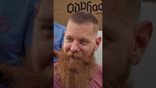 Buzz Cut With A Massive Beard Wild Transformation shorts [upl. by Aranat]