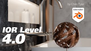 What is the new IOR Level material function in Blender 40 [upl. by Halonna]