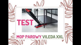 VILEDA mop parowy steam XXL TEST brudna podłoga sprawdź jak sobie poradzi czy warto [upl. by Peadar993]