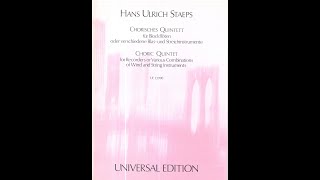 Hans Ulrich Staeps Choric Quintet [upl. by Thorin]