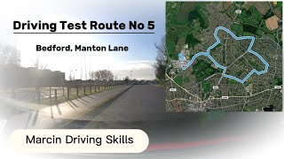 Driving Test Route No 5 Bedford [upl. by Adniral]