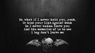 Avenged Sevenfold  Seize The Day Lyrics on screen Full HD [upl. by Giavani]