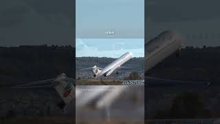 Split scrape save MD82 near tail scrape in Croatia [upl. by Ahsiled631]