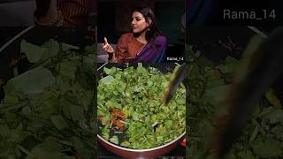 ☺️☘️ palakuraullikaaram kajalagarwal palakrecipe youtubeshorts plzsubscribe [upl. by Anavas]