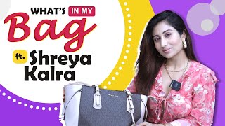 What’s In My Bag With Avneet Kaur  Bag Secrets Revealed  Exclusive [upl. by Erdnad]