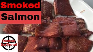 Smoked Salmon  Easy Dry Brine Outdoor SurThrival [upl. by Karna]