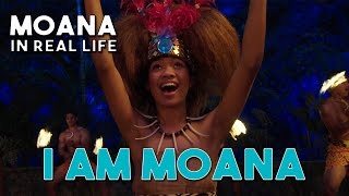 I AM MOANA Song of the Ancestors Official MoanaVaiana Music Video in Real Life by WWL with lyrics [upl. by Luckett205]