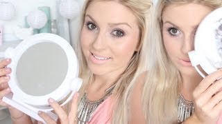 No Mirror Makeup Challenge ♡ Shaaanxo [upl. by Marlowe]