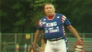 Eddie Feigners KING amp HIS COURT Softball 87 88 92 [upl. by Acined]